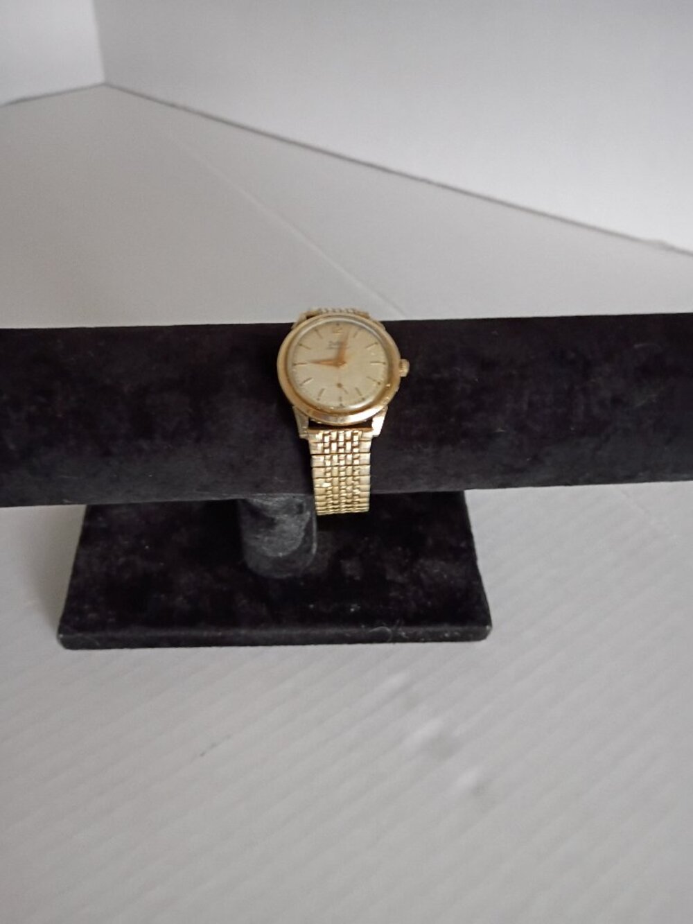Vintage Zodiac Men's Watch Gold Tone 10K RGP & Steel - Works!!